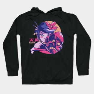 Tengu Anime Girl Hoodie